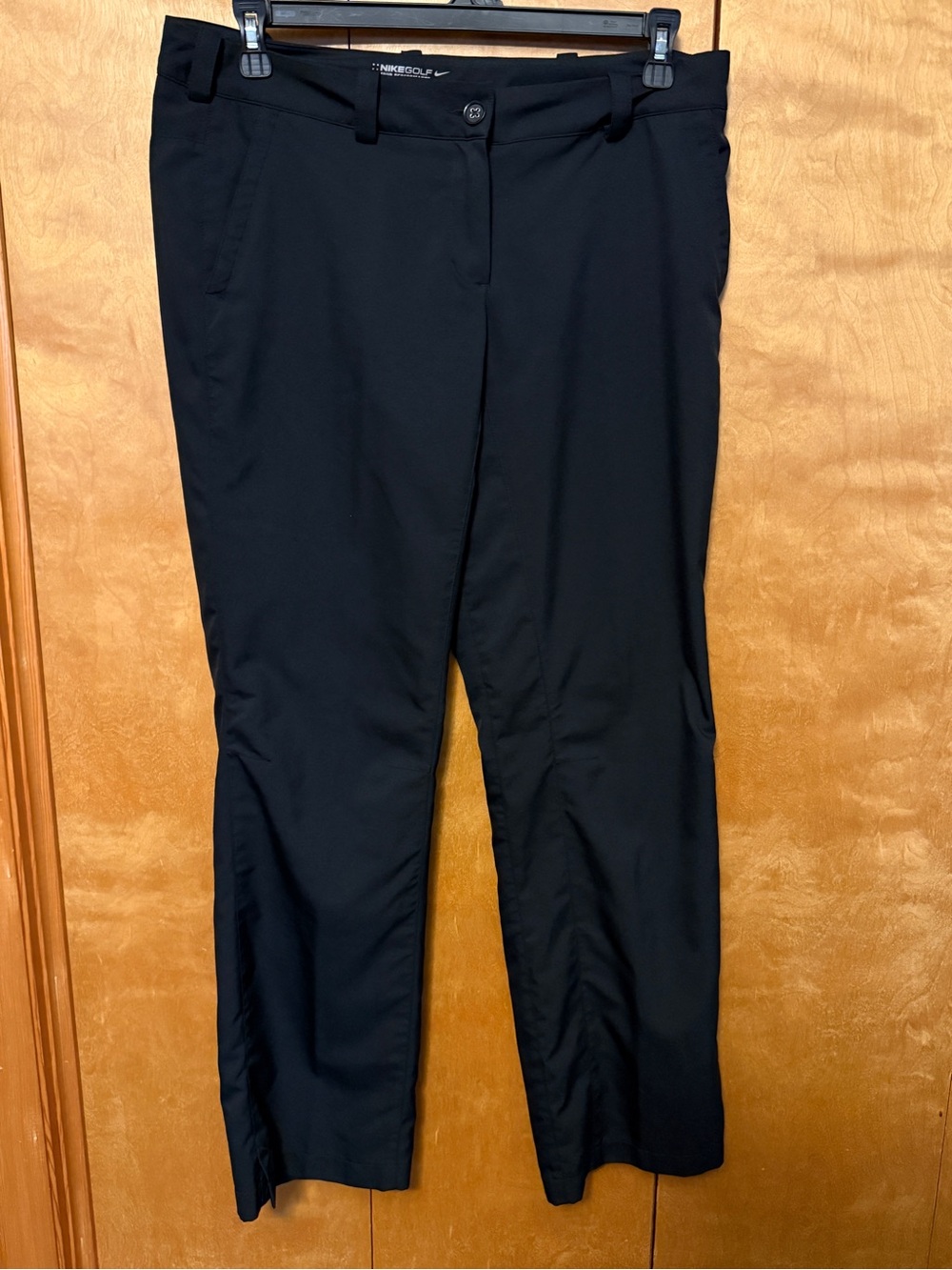 Nike Dri Fit Black Golf Tour Performance Pants Women Size 12